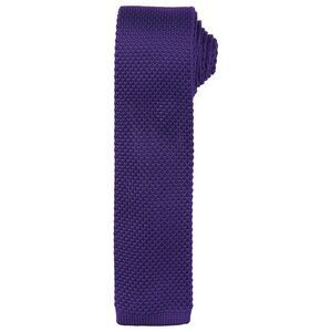 Premier Unisex Adult Slim Knitted Tie / Purple
